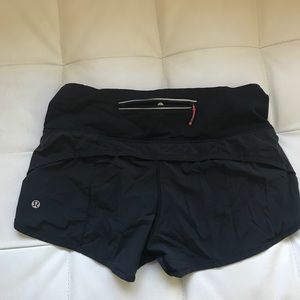 Lululemon speed up short long 4” black